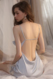 Spaghetti Straps Lace Appliques Sweetheart Short Nightgown and Robe Set
